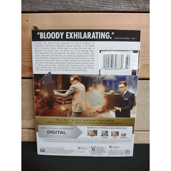 Kingsman The Golden Circle Blu Ray + DVD w/ Slipcase - Picture 2 of 2